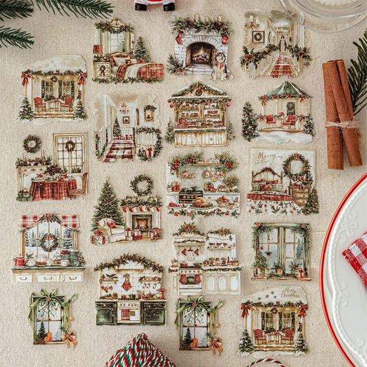 30PCS Christmas-themed Stickers