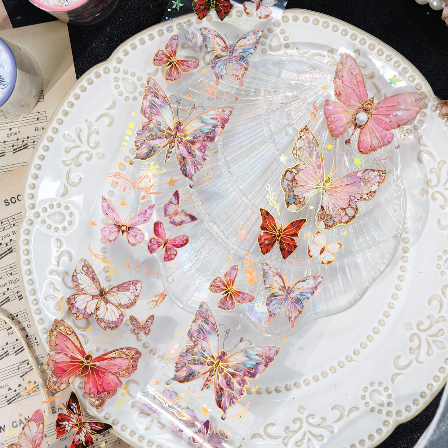 Butterfly Theme PET Tape