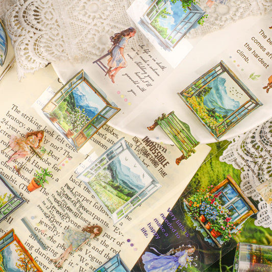 Window Scenery Theme  PET Tape