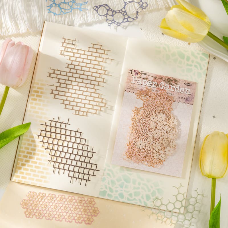 Laser-Cut Delicate Doily Foundation Paper