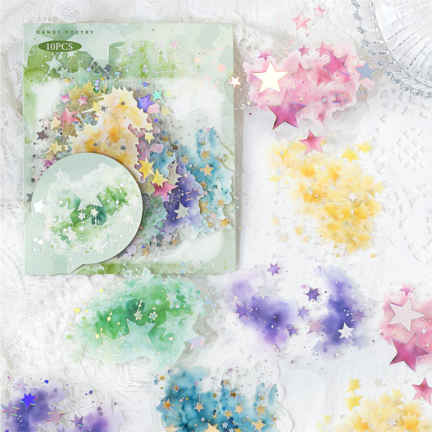 Watercolor Wash Stickers