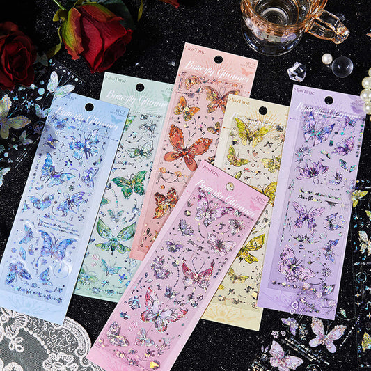 Foil Butterfly Stickers