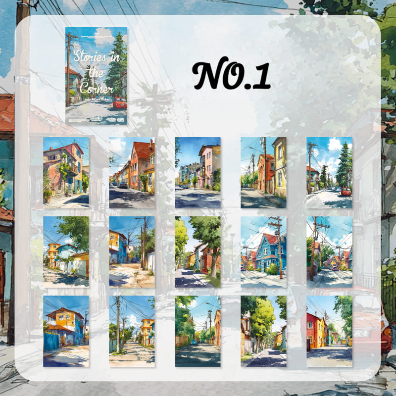 Urban Twilight Scenery Paper Pack