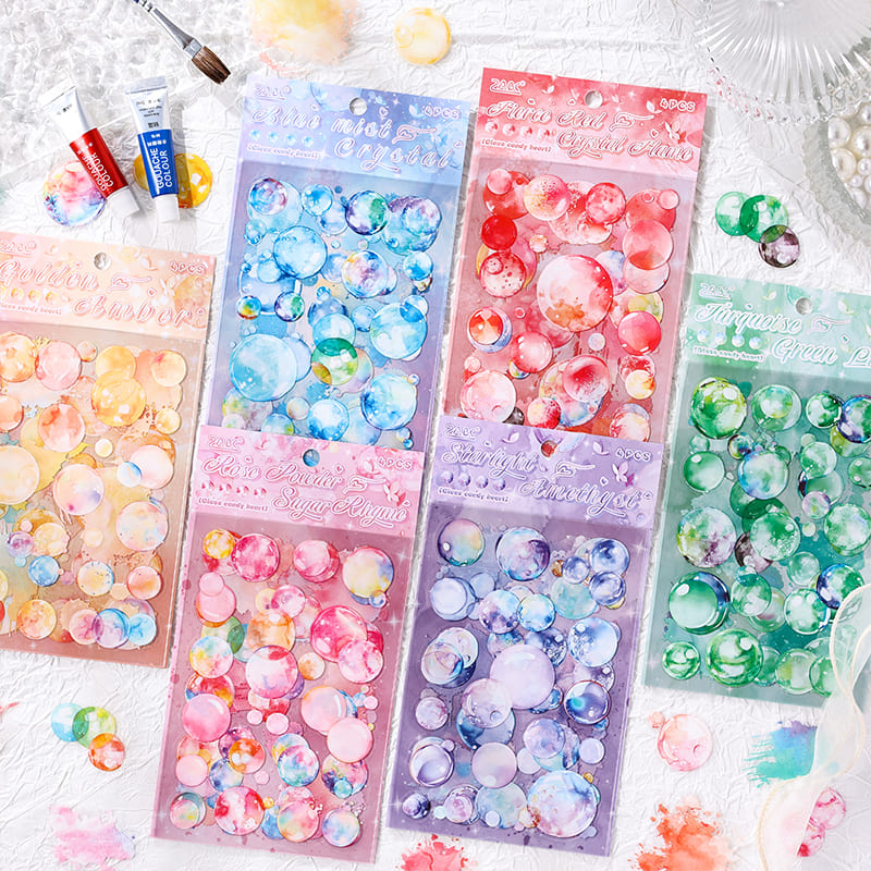 Whimsical Bubble Stickers