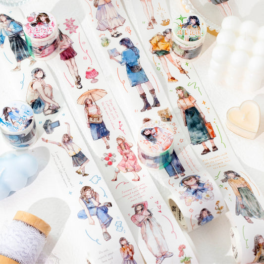Character Die-Cut Washi Tape
