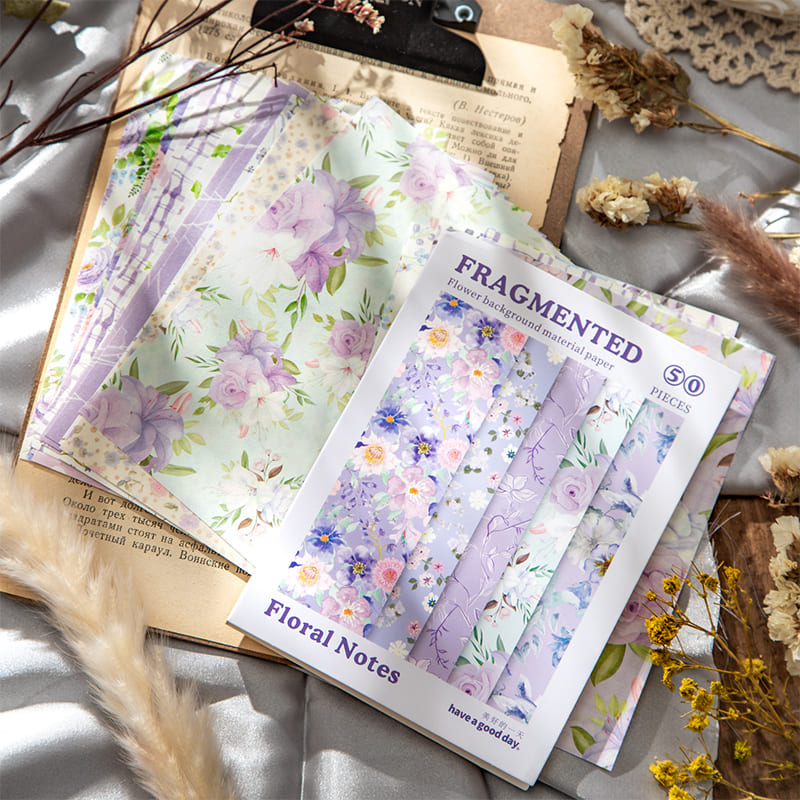Floral  Series Scrapbook Paper
