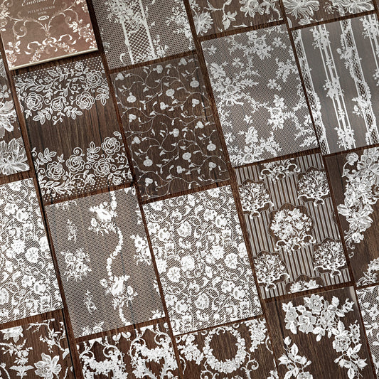 PET Lace Sticker Book
