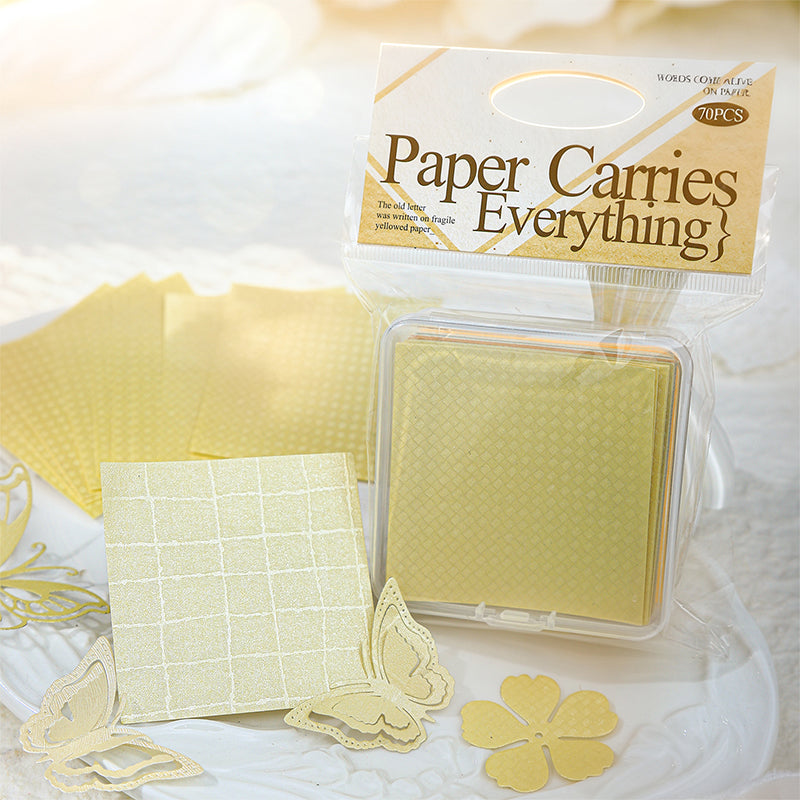 70PCS Essential 6-Color Paper Pack