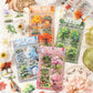 Four Seasons Trees PET Stickers Set – decorative stickers for journaling and scrapbooks