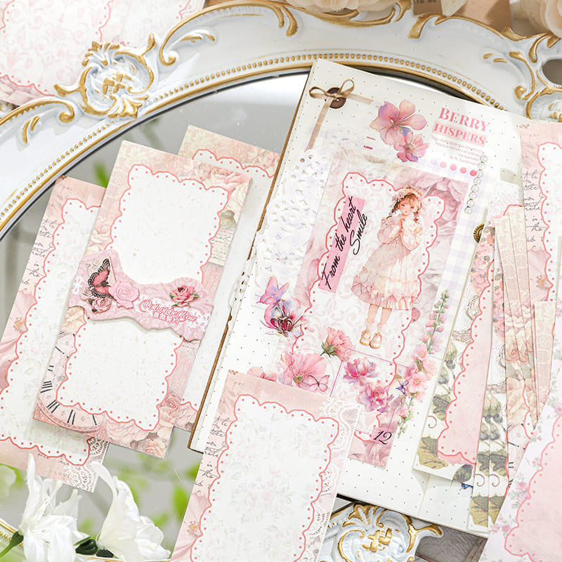 Lace Edge Memo Sheets - 30 PCS