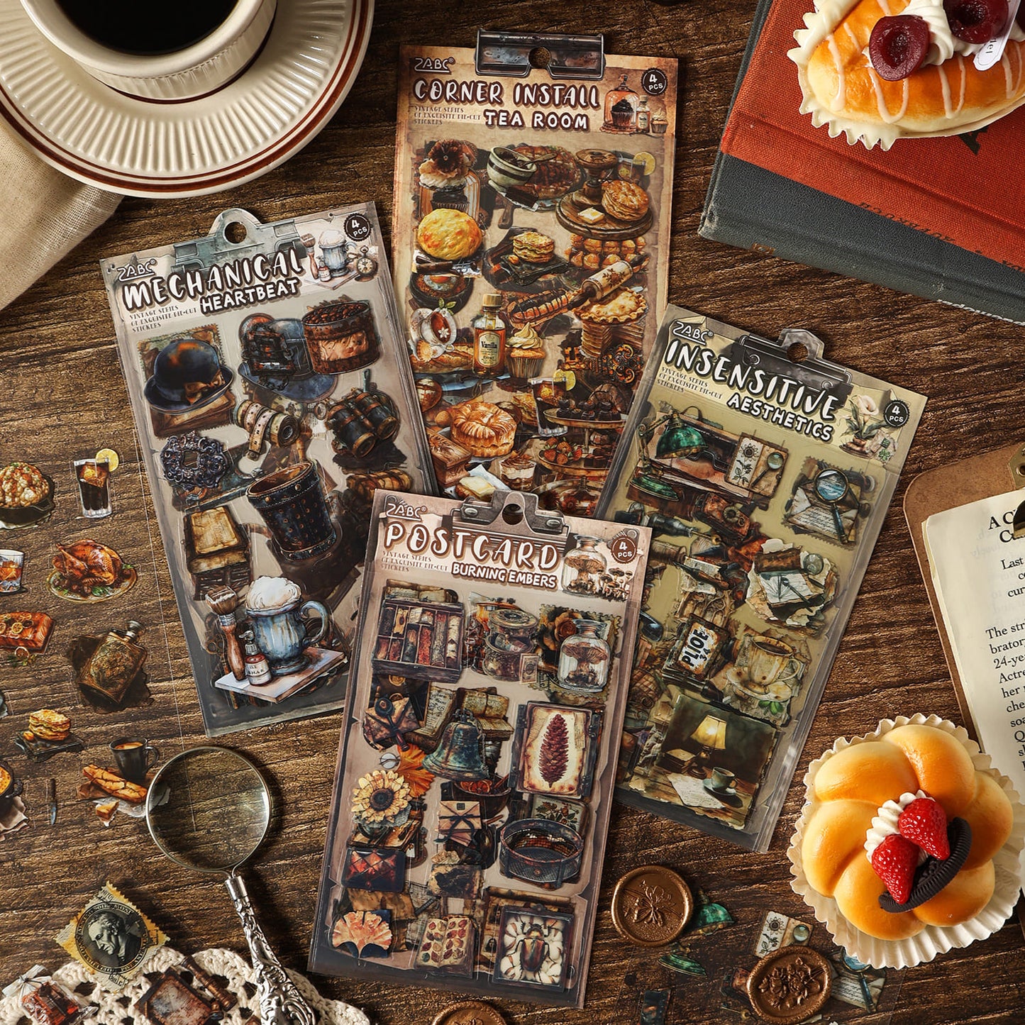 Vintage Ephemera Sticker Pack