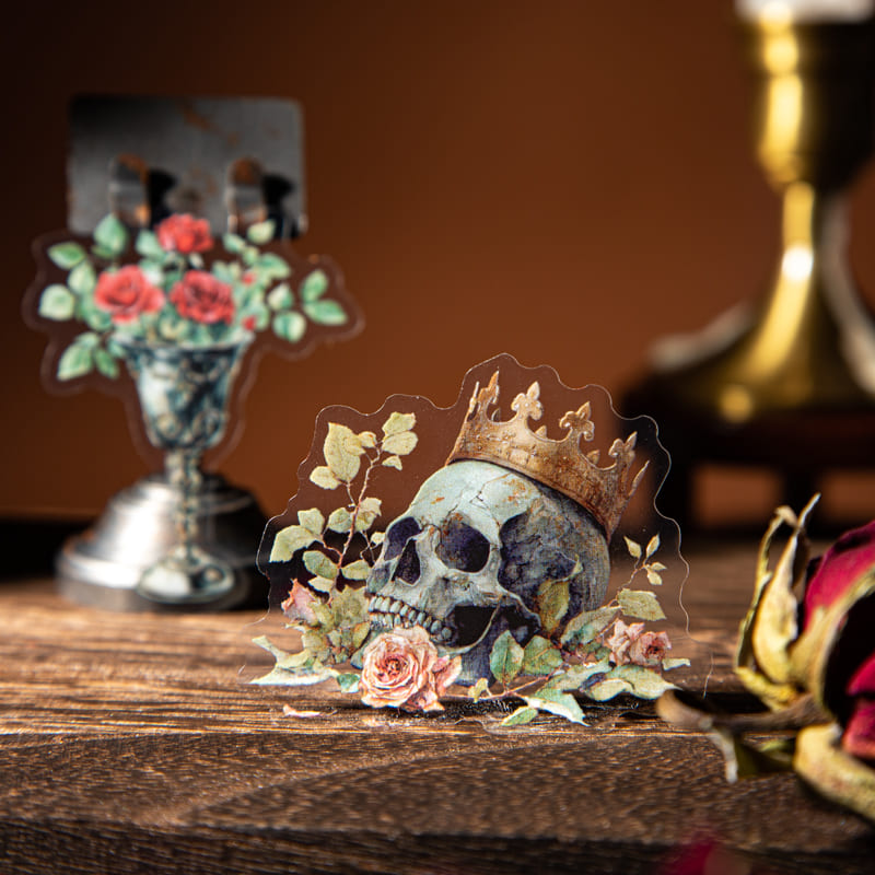 Dark Romantic Gothic Rose Stickers