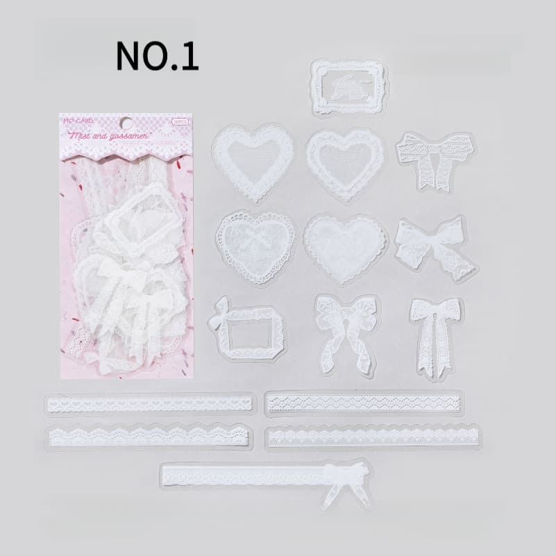 Lace Series PET Sticker Pack
