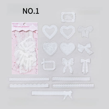 Lace Series PET Sticker Pack