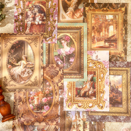 Vintage Frame Scrapbook Paper Pack