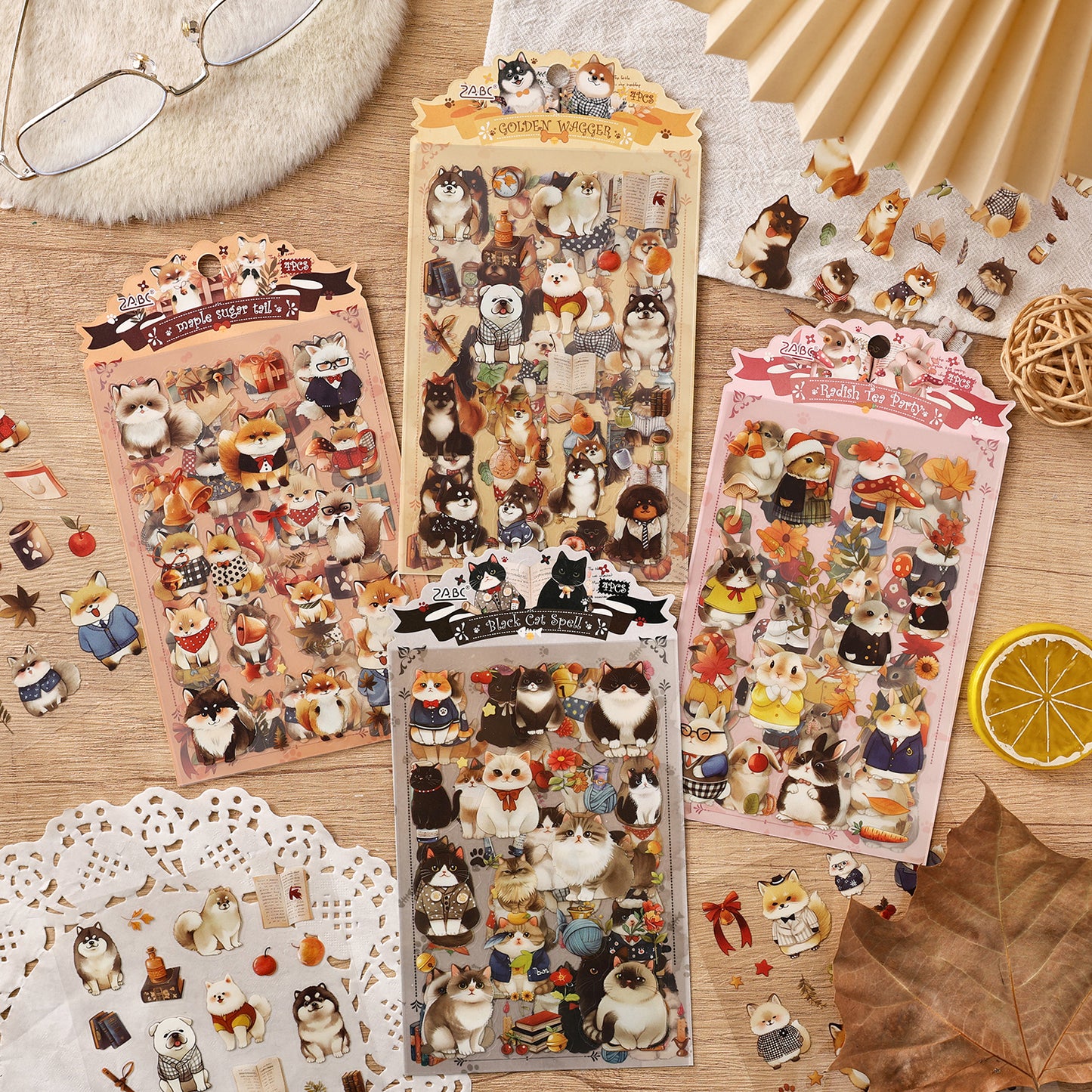 Woodland Friends PET Sticker Pack