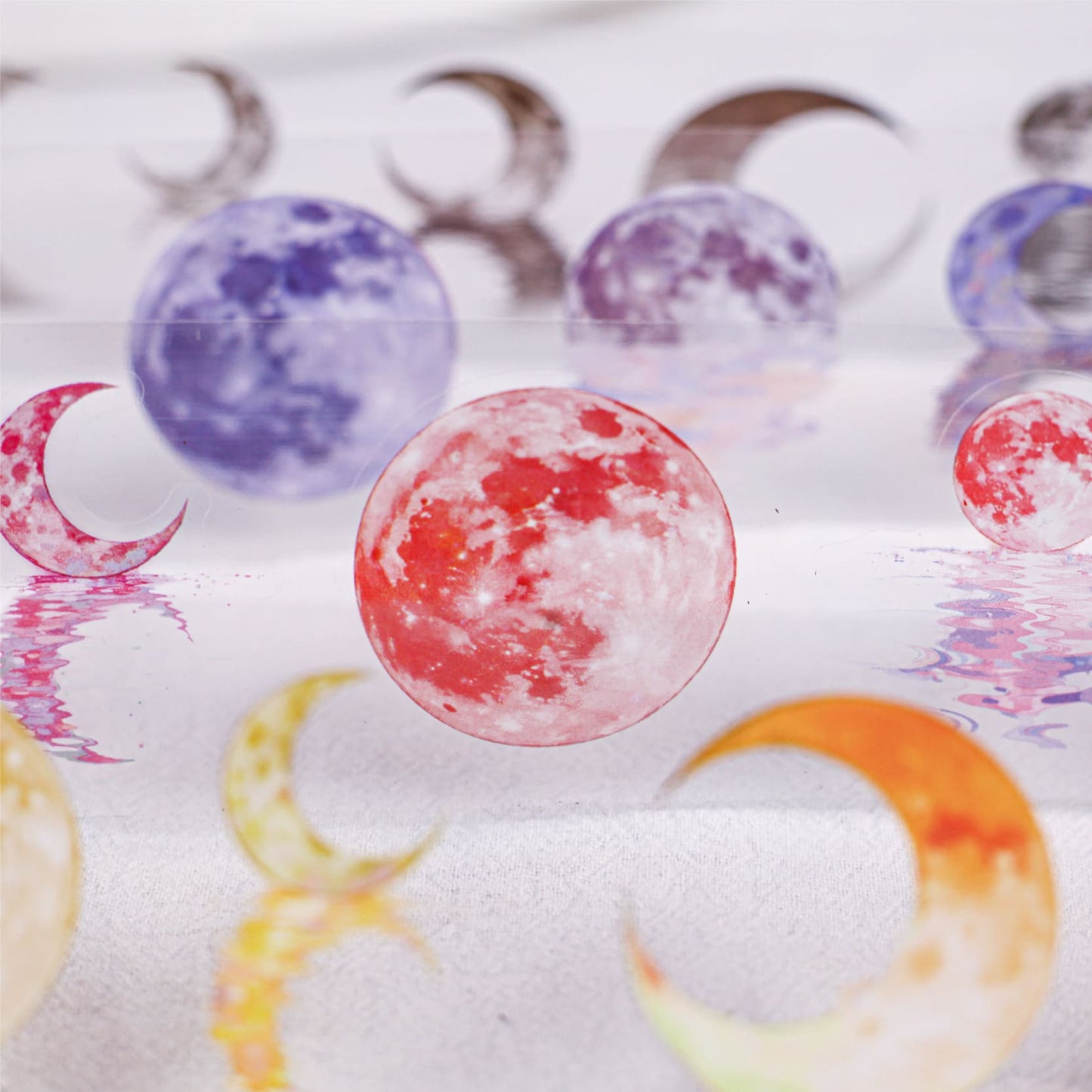 Moon Theme Die-Cut PET Tape