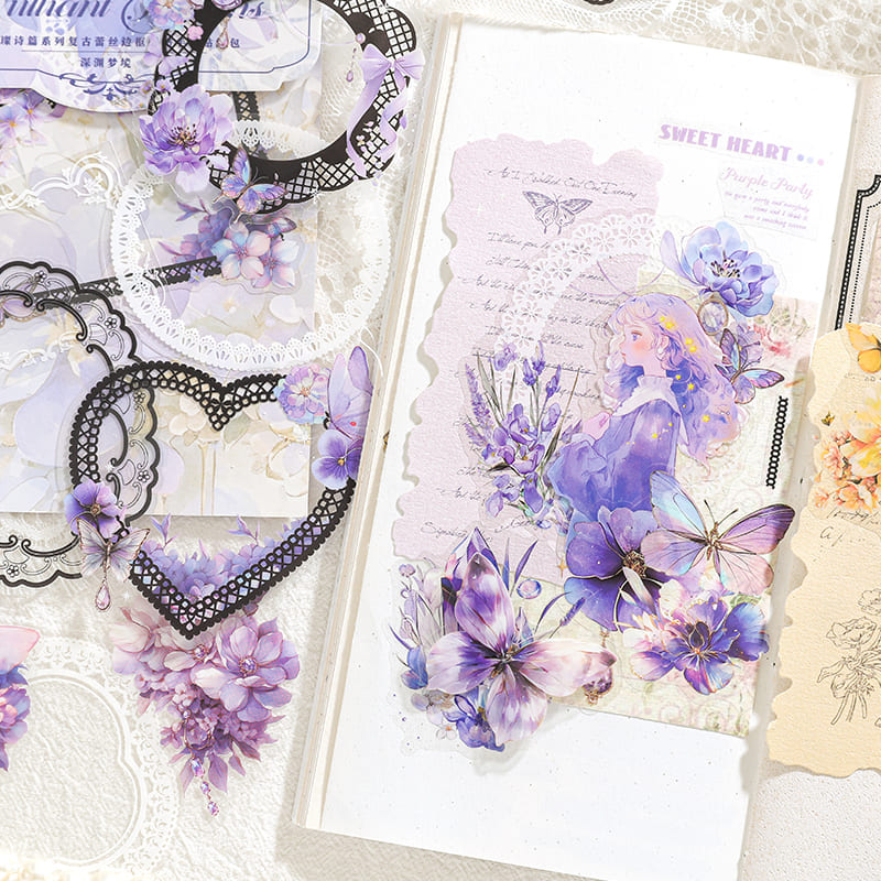 Vintage Lace Border Sticker Pack