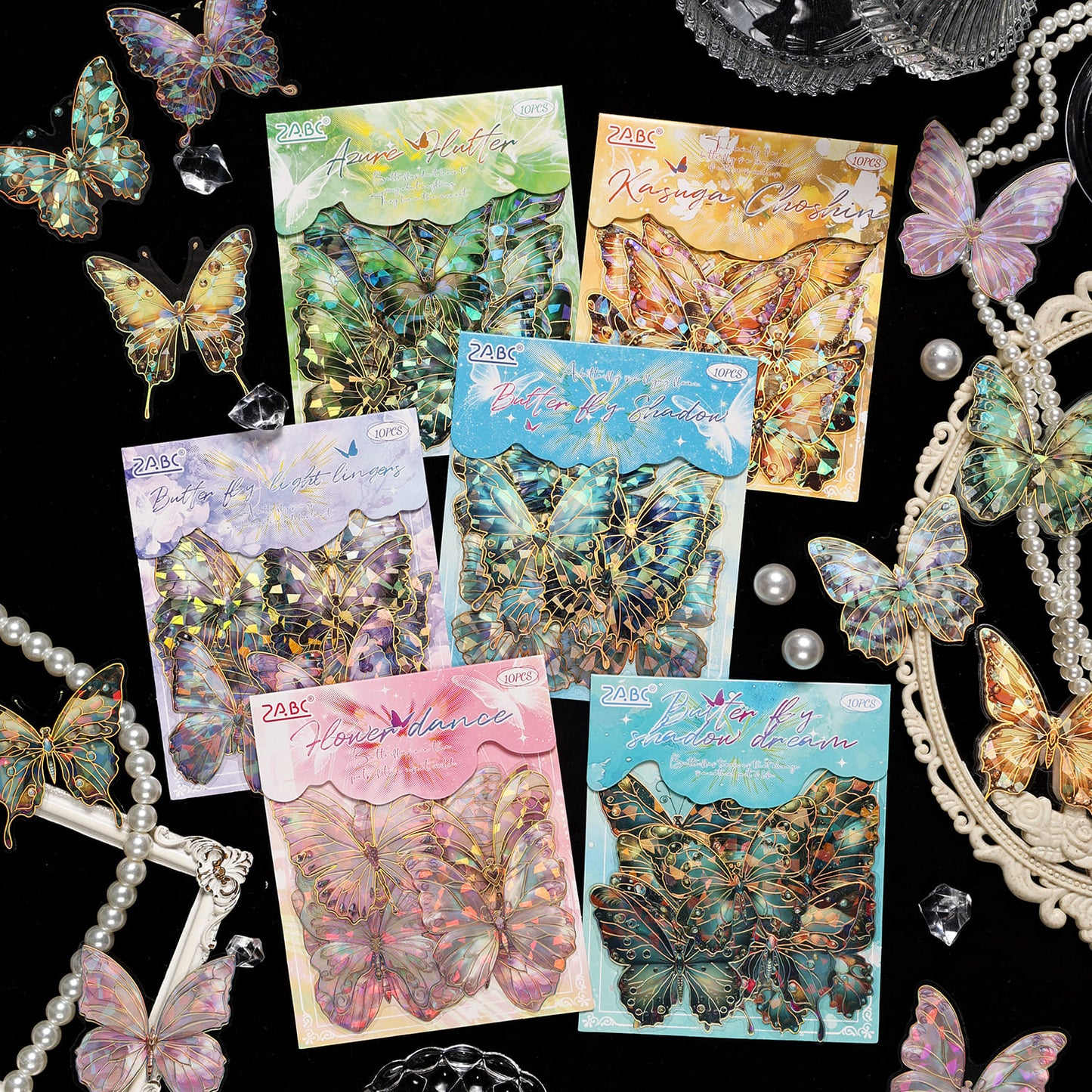 Butterfly PET Stickers