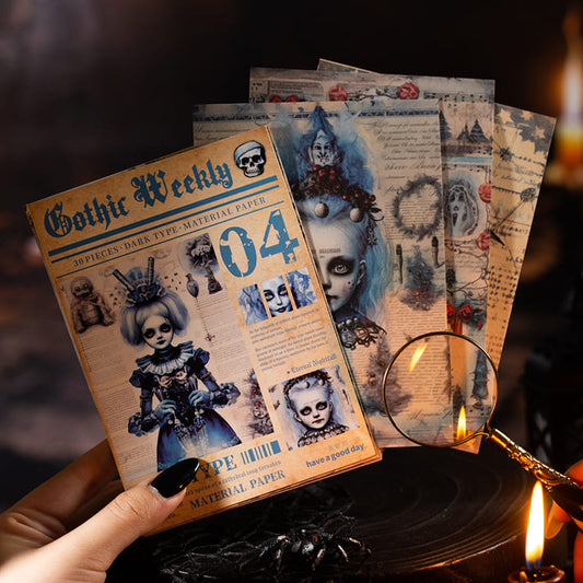 Gothic Theme Scrapbook Paper