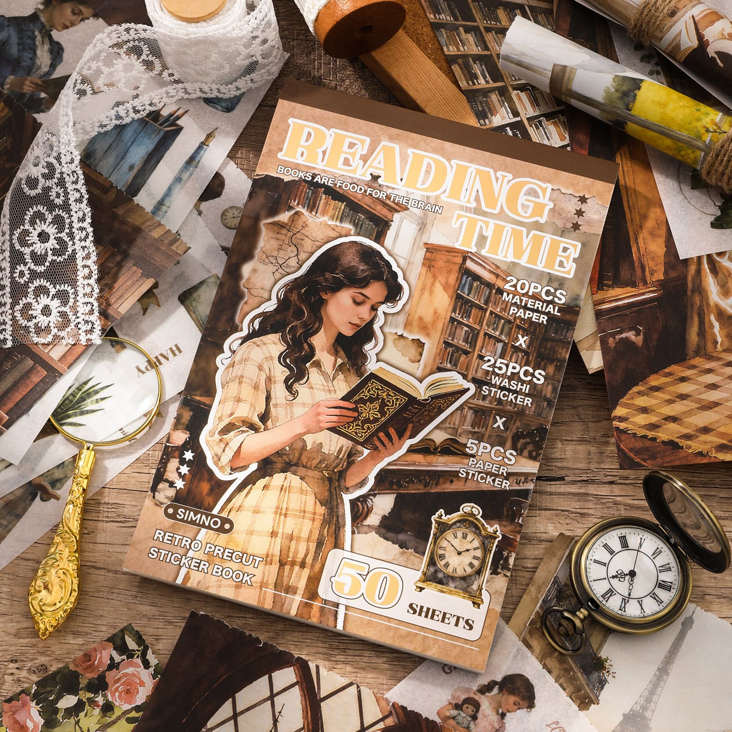 Reading Time Sticker Book