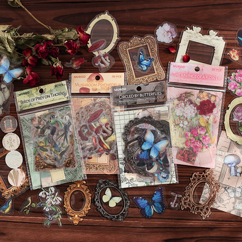 50PCS Nature's Scrapbook Kit