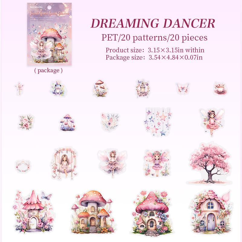 Forest Elf Theme Sticker Pack