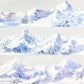 Snowy Mountain RangeOne Cycle  PET Tape