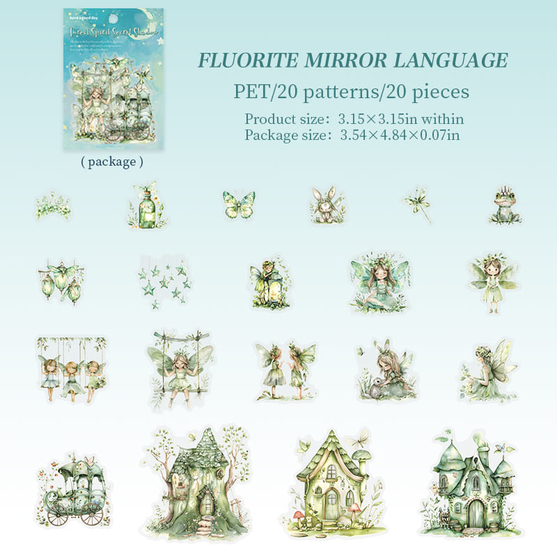 Forest Elf Theme Sticker Pack