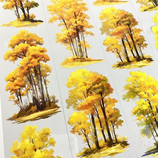 Fall Foliage Tree Tape (One Cycle)