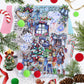 4PCS Blue Christmas Collection PET/Washi Tape