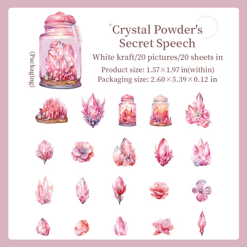 Crystal Theme Stickers