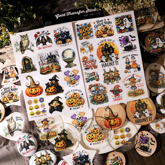 Halloween Theme Transfer Sticker