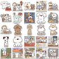 50PCS Cute Cartoon Stickers