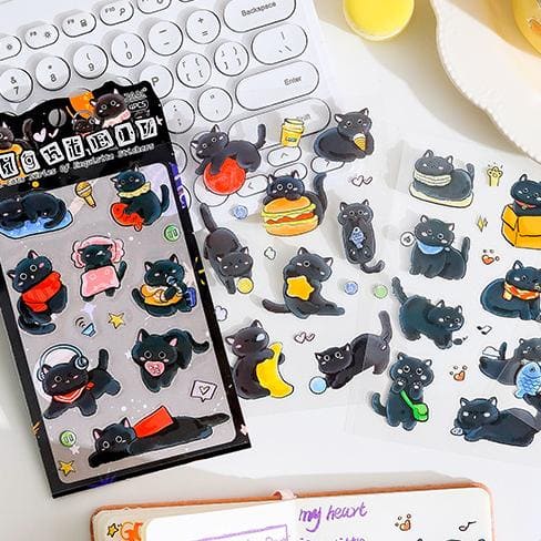 Playful Cat Planner Stickers