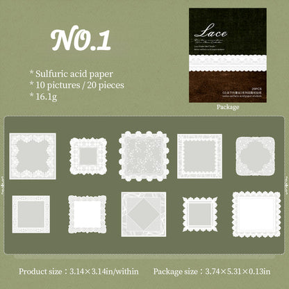 Vintage Lace Sticker