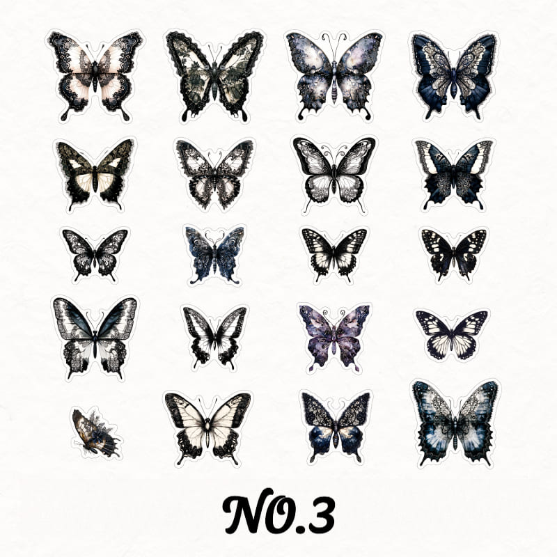 Dark Aesthetics PET Sticker Pack