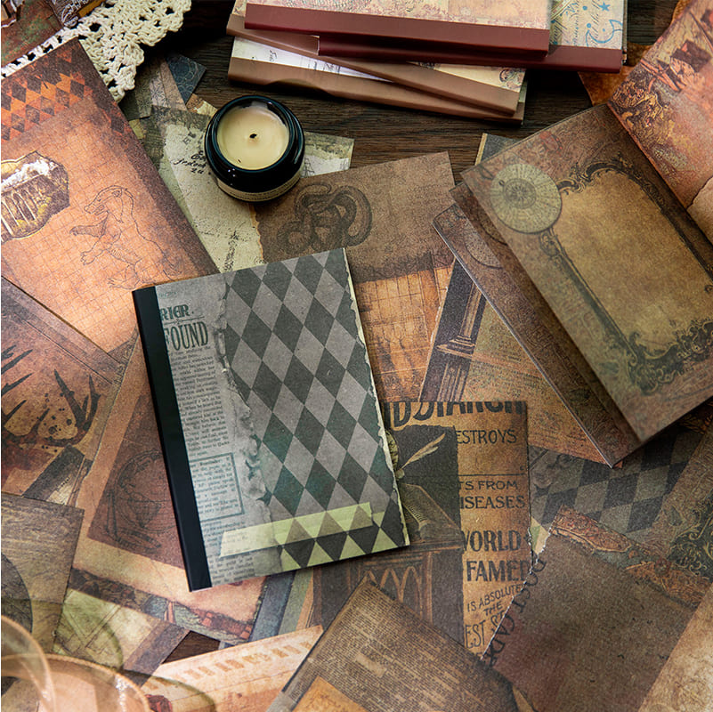 40PCS Magic Series Double-Sided Scrapbook Paper