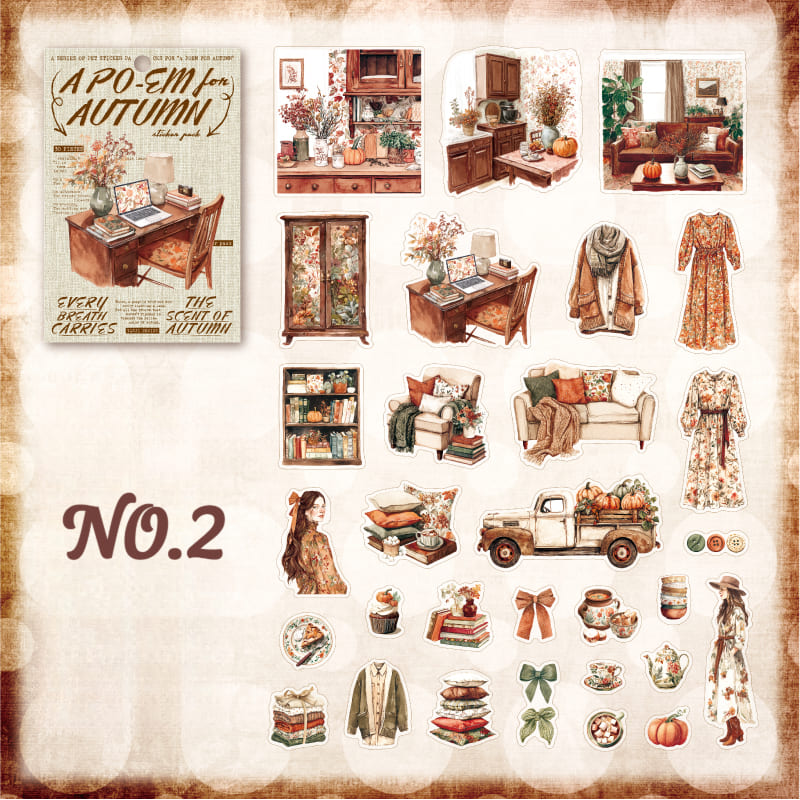 Autumn Days PET Sticker Pack