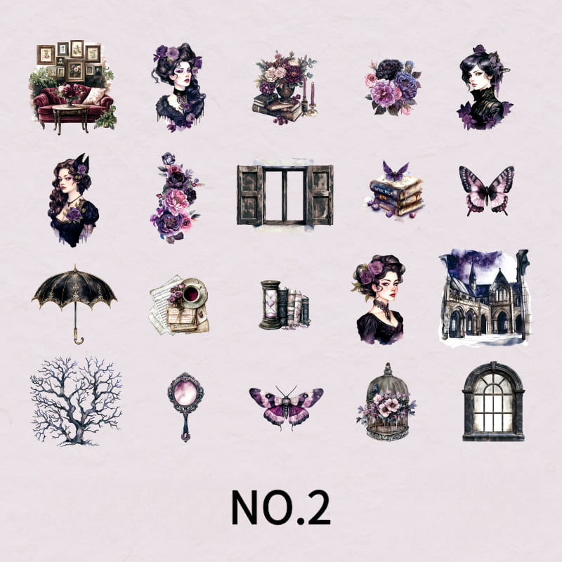 Dark Manor Stickers