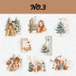 Autumn Winter Girl Character Stickers