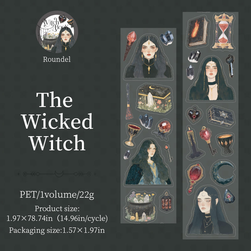 Witch Energy Illustrated Series PET Tape