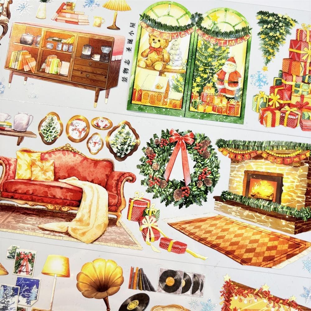 One Loop Christmas Cottage PET Tape