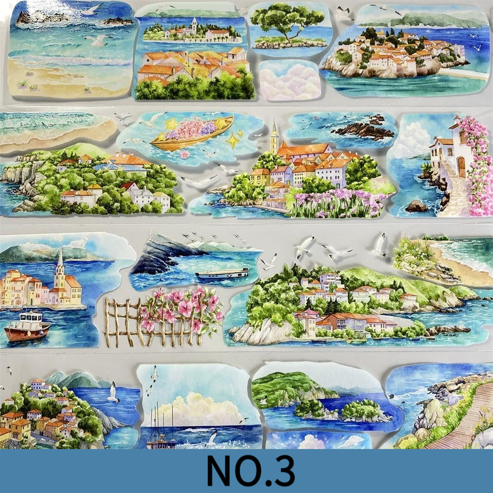 Seaside Collection PET Tape(One Cycle)