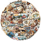 50PCS Vintage Travel Sticker Pack
