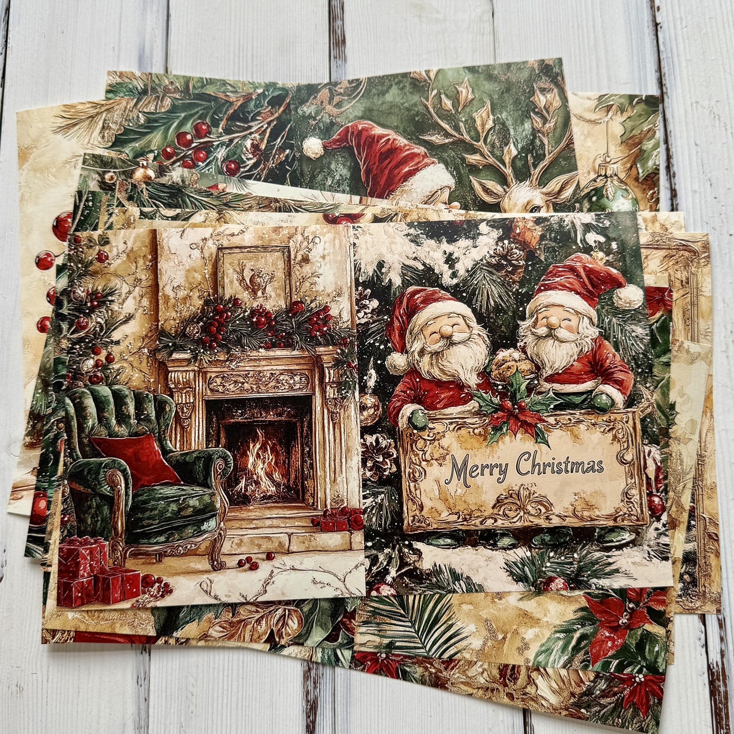 Christmas Series Scrapbook Paper