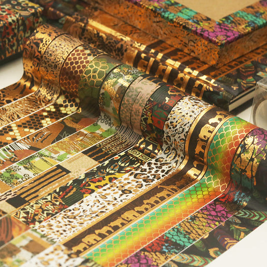 Leopard Print Theme Washi Tape Set