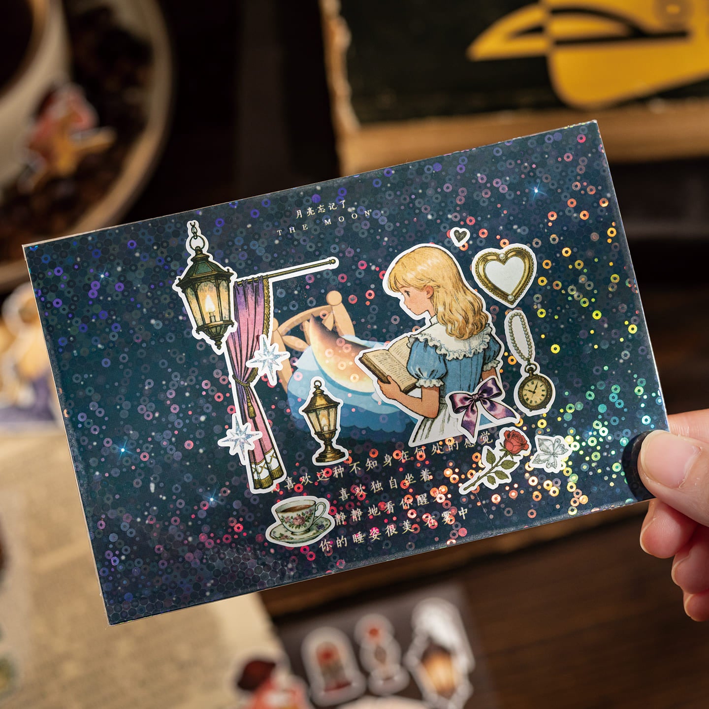 Vintage Figure PET Stickers