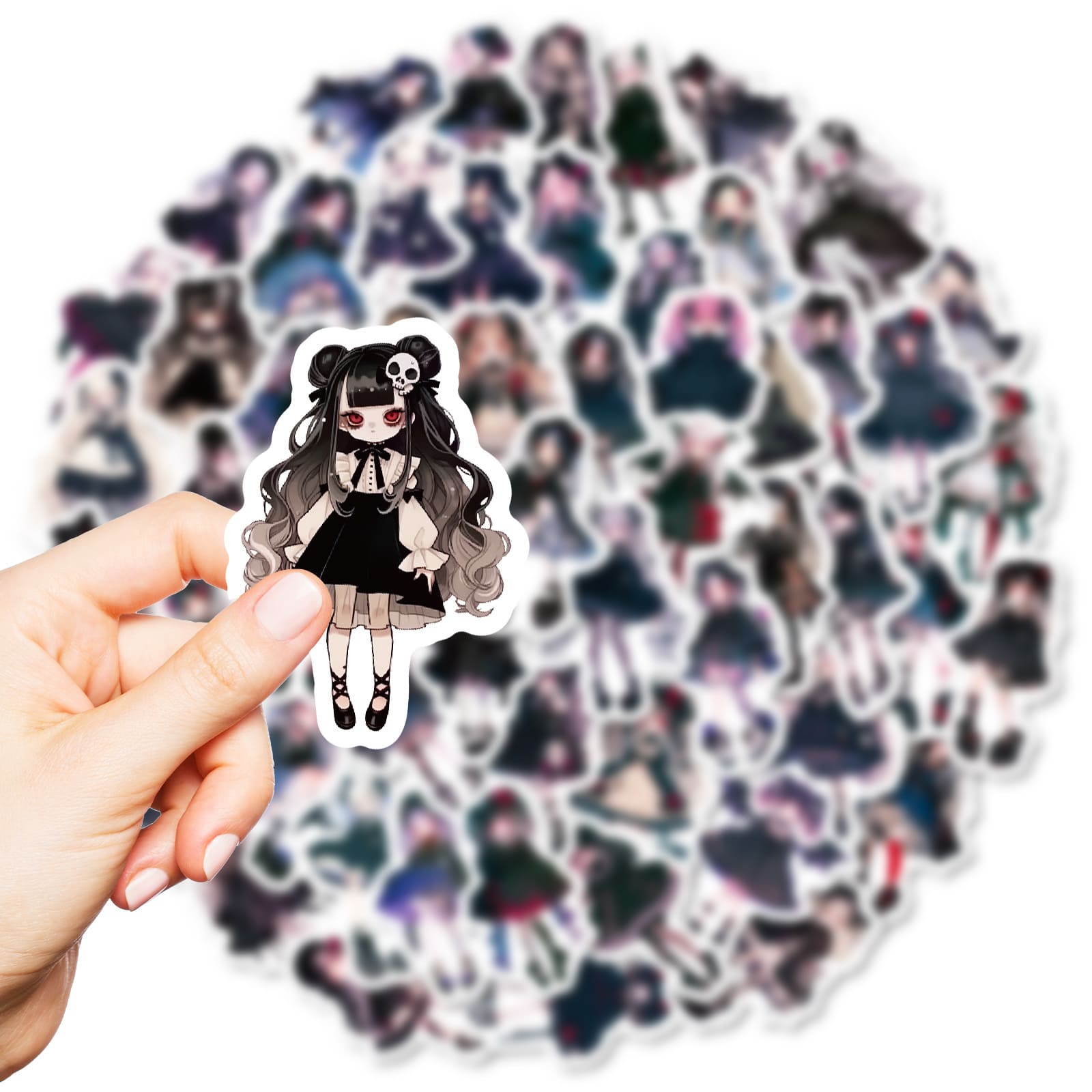Gothic style witchy stickers PET material – planner decoration