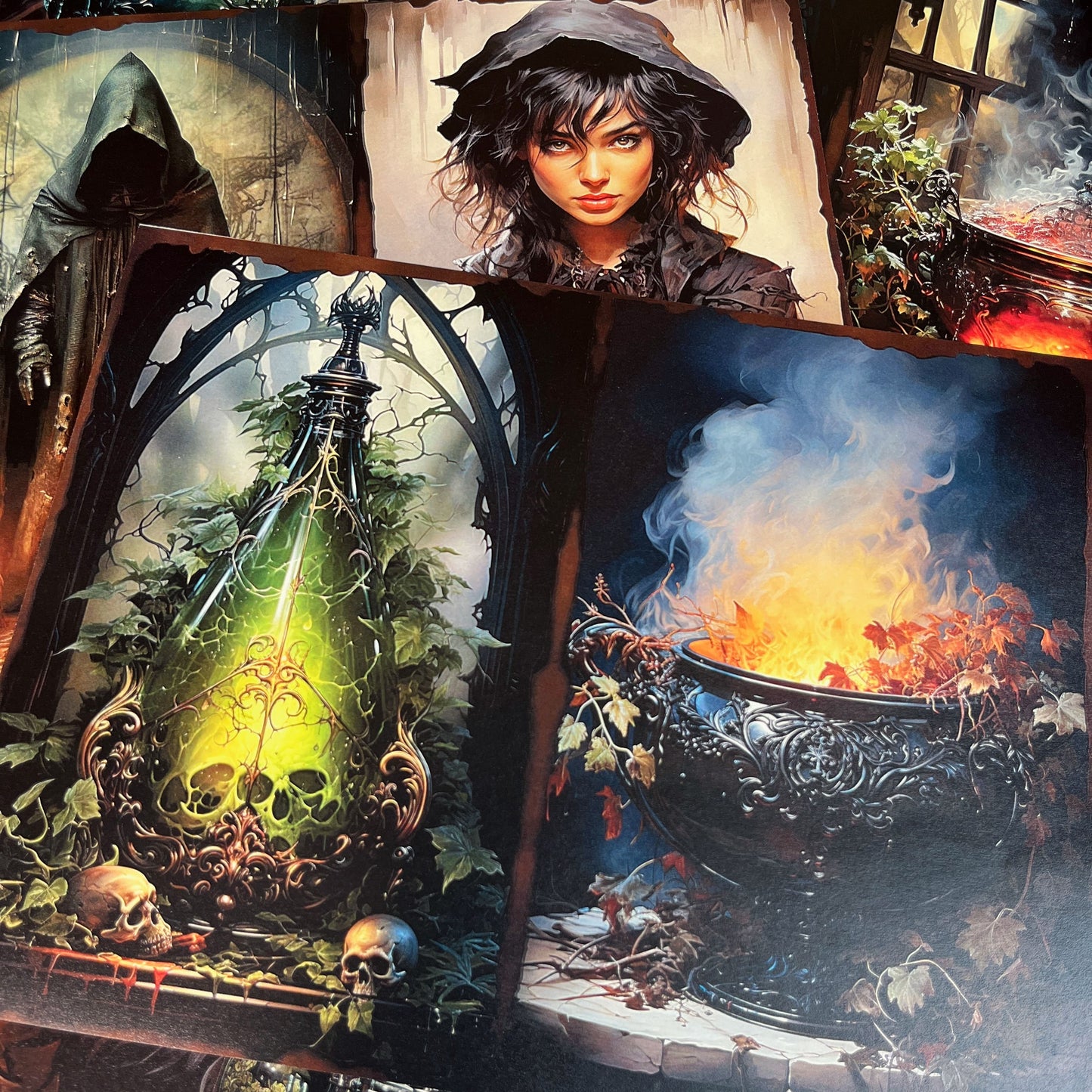 Magical Witch Scrapbook Paper